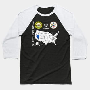 State of Nevada Baseball T-Shirt